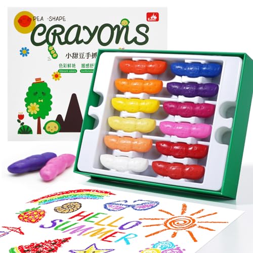 KÜELOX Wachsmalstifte,24 Fraben,sicher und ungiftig,sicher in Lebensmittelqualität,Farbenfroh Wachsstifte für für Kleinkinder ab 1 Jahr KÜELOX Wachsmalstifte,24 Fraben,sicher und ungiftig,sicher in Lebensmittelqualität,Farbenfroh Wachsstifte für für Kleinkinder ab 1 Jahr von KÜELOX