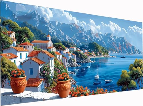 5D Diamond Painting Berg Diamond Painting Erwachsene Groß XXL 300x100cm, DIY Landschaft Stickerei Cross Stickerei Set, Diamant Malerei Bastelset Erwachsene, für Deko Wohnzimmer Geschenke 8-2446 5D Diamond Painting Berg Diamond Painting Erwachsene Groß XXL 300x100cm, DIY Landschaft Stickerei Cross Stickerei Set, Diamant Malerei Bastelset Erwachsene, für Deko Wohnzimmer Geschenke 8-2446 von KUEGDUNG