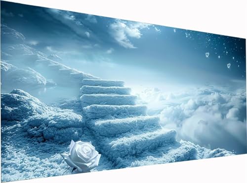 5D Diamond Painting Blume Diamond Painting Erwachsene Groß XXL 300x100cm, DIY Herz Stickerei Cross Stickerei Set, Diamant Malerei Bastelset Erwachsene, Mosaikherstellung, für Deko Wohnzimmer M-3600 5D Diamond Painting Blume Diamond Painting Erwachsene Groß XXL 300x100cm, DIY Herz Stickerei Cross Stickerei Set, Diamant Malerei Bastelset Erwachsene, Mosaikherstellung, für Deko Wohnzimmer M-3600 von KUEGDUNG