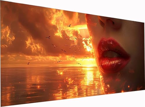 5D Diamond Painting Frau Diamond Painting Erwachsene Groß XXL 300x100cm, DIY Sonnenuntergang Stickerei Cross Stickerei Set, Diamant Malerei Bastelset Erwachsene, für Deko Wohnzimmer Geschenke 2-7996 5D Diamond Painting Frau Diamond Painting Erwachsene Groß XXL 300x100cm, DIY Sonnenuntergang Stickerei Cross Stickerei Set, Diamant Malerei Bastelset Erwachsene, für Deko Wohnzimmer Geschenke 2-7996 von KUEGDUNG