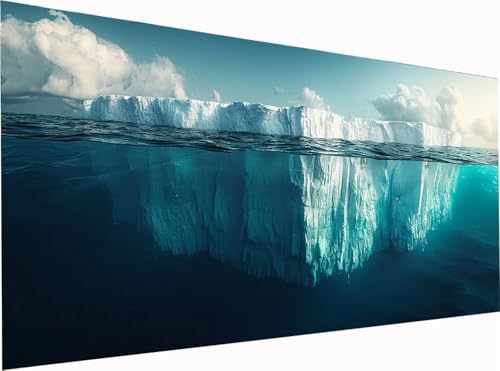 5D Diamond Painting Gletscher Diamond Painting Erwachsene Groß XXL 300x100cm, DIY Landschaft Stickerei Cross Stickerei Set, Diamant Malerei Bastelset Erwachsene, für Deko Wohnzimmer Geschenke S-2416 5D Diamond Painting Gletscher Diamond Painting Erwachsene Groß XXL 300x100cm, DIY Landschaft Stickerei Cross Stickerei Set, Diamant Malerei Bastelset Erwachsene, für Deko Wohnzimmer Geschenke S-2416 von KUEGDUNG