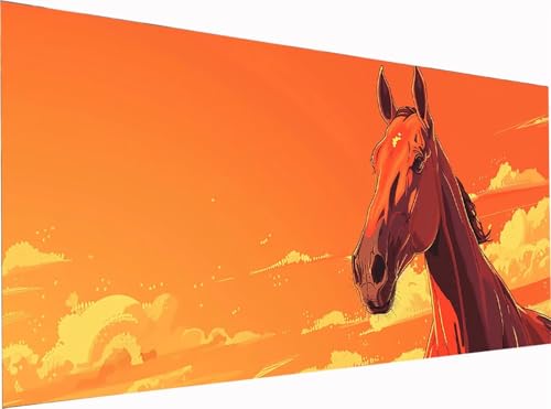 5D Diamond Painting Horse Diamond Painting Erwachsene Groß XXL 160x80cm, DIY Sonnenuntergang Stickerei Cross Stickerei Set, Diamant Malerei Bastelset Erwachsene, für Deko Wohnzimmer Geschenke 8-5789 5D Diamond Painting Horse Diamond Painting Erwachsene Groß XXL 160x80cm, DIY Sonnenuntergang Stickerei Cross Stickerei Set, Diamant Malerei Bastelset Erwachsene, für Deko Wohnzimmer Geschenke 8-5789 von KUEGDUNG