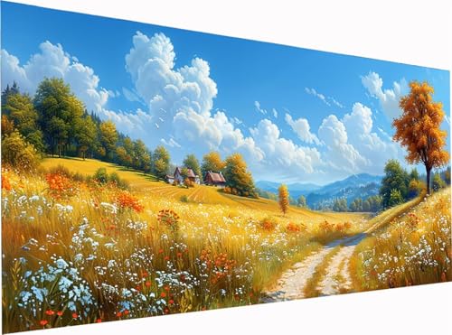 5D Diamond Painting Landschaft Diamond Painting Erwachsene Groß XXL 300x100cm, DIY Baum Stickerei Cross Stickerei Set, Diamant Malerei Bastelset Erwachsene, für Deko Wohnzimmer Geschenke G-6378 5D Diamond Painting Landschaft Diamond Painting Erwachsene Groß XXL 300x100cm, DIY Baum Stickerei Cross Stickerei Set, Diamant Malerei Bastelset Erwachsene, für Deko Wohnzimmer Geschenke G-6378 von KUEGDUNG
