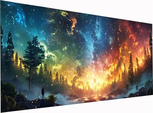 5D Diamond Painting Sternenhimmel Diamond Painting Erwachsene Groß XXL 300x100cm, DIY Sonnenuntergang Stickerei Cross Stickerei Set, Diamant Malerei Bastelset Erwachsene, für Deko Wohnzimmer 4-7810 5D Diamond Painting Sternenhimmel Diamond Painting Erwachsene Groß XXL 300x100cm, DIY Sonnenuntergang Stickerei Cross Stickerei Set, Diamant Malerei Bastelset Erwachsene, für Deko Wohnzimmer 4-7810 von KUEGDUNG