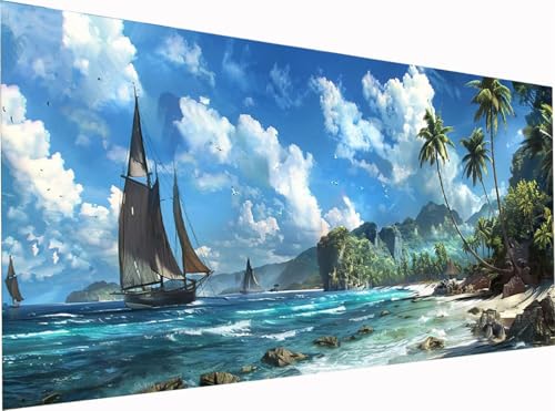5D Diamond Painting Wolke Diamond Painting Erwachsene Groß XXL 120x60cm, DIY Landschaft Stickerei Cross Stickerei Set, Diamant Malerei Bastelset Erwachsene, für Deko Wohnzimmer Geschenke M-9235 5D Diamond Painting Wolke Diamond Painting Erwachsene Groß XXL 120x60cm, DIY Landschaft Stickerei Cross Stickerei Set, Diamant Malerei Bastelset Erwachsene, für Deko Wohnzimmer Geschenke M-9235 von KUEGDUNG