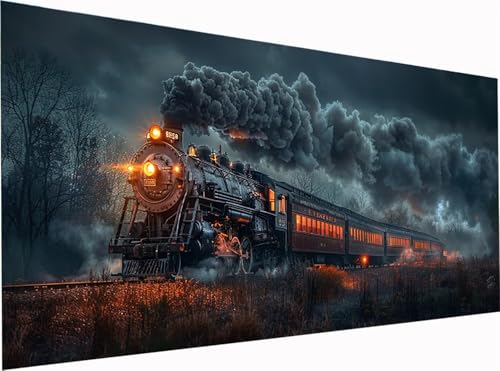 5D Diamond Painting Zug Diamond Painting Erwachsene Groß XXL 300x100cm, DIY Landschaft Stickerei Cross Stickerei Set, Diamant Malerei Bastelset Erwachsene, für Deko Wohnzimmer Geschenke 5-7991 5D Diamond Painting Zug Diamond Painting Erwachsene Groß XXL 300x100cm, DIY Landschaft Stickerei Cross Stickerei Set, Diamant Malerei Bastelset Erwachsene, für Deko Wohnzimmer Geschenke 5-7991 von KUEGDUNG