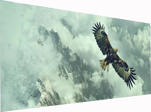 Adler Diamond Painting Erwachsene Groß XXL 80x40cm, 5D Diamant Painting Bilder Landschaft, DIY Stickerei Cross Stickerei Bastelset Erwachsene, Full Drill Diamant Malerei für Deko Wohnzimmer 0-3297 Adler Diamond Painting Erwachsene Groß XXL 80x40cm, 5D Diamant Painting Bilder Landschaft, DIY Stickerei Cross Stickerei Bastelset Erwachsene, Full Drill Diamant Malerei für Deko Wohnzimmer 0-3297 von KUEGDUNG
