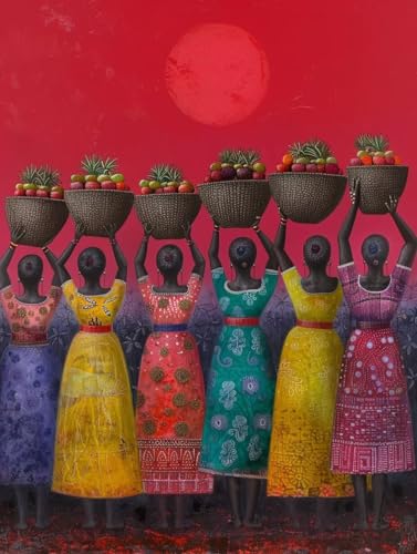 Afrikanische Frau Malen Nach Zahlen Erwachsene, Malen Nach Zahlen Pflanzen, DIY Set Erwachsene Mit 3 Pinseln und Acrylfarbe, Paint by Numbers Kit für Deko Wohnzimmer, Geschenke 100x130cm X-5626 Afrikanische Frau Malen Nach Zahlen Erwachsene, Malen Nach Zahlen Pflanzen, DIY Set Erwachsene Mit 3 Pinseln und Acrylfarbe, Paint by Numbers Kit für Deko Wohnzimmer, Geschenke 100x130cm X-5626 von KUEGDUNG