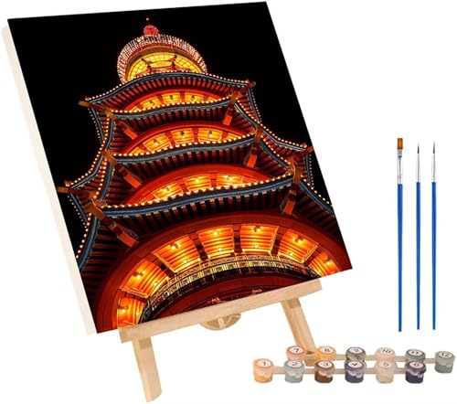 Architektur Malen Nach Zahlen Erwachsene mit Rahmen, Malen Nach Zahlen Landschaft, DIY Set Erwachsene, Paint by Numbers Set mit Pinseln und Acrylfarben, Deko Wohnzimmer Geschenke 100x130cm 7-7244 Architektur Malen Nach Zahlen Erwachsene mit Rahmen, Malen Nach Zahlen Landschaft, DIY Set Erwachsene, Paint by Numbers Set mit Pinseln und Acrylfarben, Deko Wohnzimmer Geschenke 100x130cm 7-7244 von KUEGDUNG