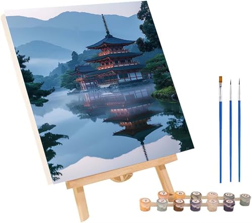 Architektur Malen Nach Zahlen Erwachsene mit Rahmen, Malen Nach Zahlen Rivers, DIY Set Erwachsene, Paint by Numbers Set mit Pinseln und Acrylfarben, Deko Wohnzimmer Geschenke 100x135cm I-9514 Architektur Malen Nach Zahlen Erwachsene mit Rahmen, Malen Nach Zahlen Rivers, DIY Set Erwachsene, Paint by Numbers Set mit Pinseln und Acrylfarben, Deko Wohnzimmer Geschenke 100x135cm I-9514 von KUEGDUNG