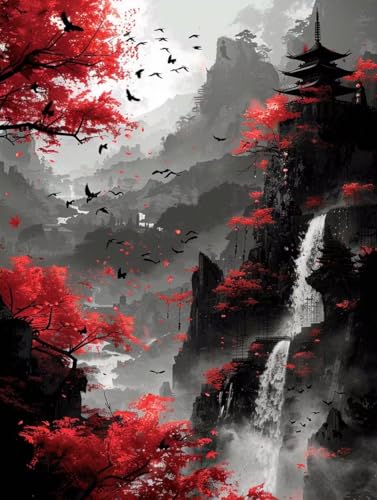 Architektur Malen Nach Zahlen Erwachsene mit Rahmen, Malen Nach Zahlen StüRze, DIY Set Erwachsene, Paint by Numbers Set mit Pinseln und Acrylfarben, Deko Wohnzimmer, Geschenke für Frauen 70x95cm G-769 Architektur Malen Nach Zahlen Erwachsene mit Rahmen, Malen Nach Zahlen StüRze, DIY Set Erwachsene, Paint by Numbers Set mit Pinseln und Acrylfarben, Deko Wohnzimmer, Geschenke für Frauen 70x95cm G-769 von KUEGDUNG