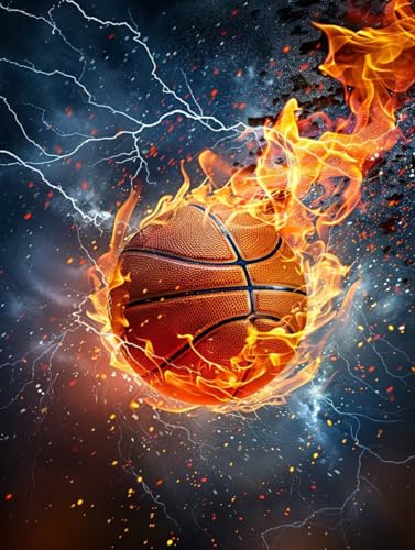 Basketball Malen Nach Zahlen Erwachsene, Malen Nach Zahlen Flamme, DIY Set Erwachsene Mit 3 Pinseln und Acrylfarbe, Paint by Numbers Handgemalt Ölgemälde Kit für Deko Wohnzimmer 30x40cm 5-3244 Basketball Malen Nach Zahlen Erwachsene, Malen Nach Zahlen Flamme, DIY Set Erwachsene Mit 3 Pinseln und Acrylfarbe, Paint by Numbers Handgemalt Ölgemälde Kit für Deko Wohnzimmer 30x40cm 5-3244 von KUEGDUNG