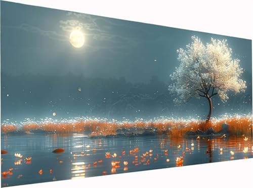 Baum Diamond Painting Erwachsene Groß XXL 300x100cm, 5D Diamant Painting Bilder Landschaft, DIY Stickerei Cross Stickerei Bastelset Erwachsene, Full Drill Diamant Malerei für Deko Wohnzimmer 9-4010 Baum Diamond Painting Erwachsene Groß XXL 300x100cm, 5D Diamant Painting Bilder Landschaft, DIY Stickerei Cross Stickerei Bastelset Erwachsene, Full Drill Diamant Malerei für Deko Wohnzimmer 9-4010 von KUEGDUNG