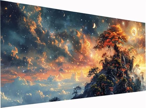 Baum Diamond Painting Erwachsene Groß XXL 300x100cm, 5D Diamant Painting Bilder Mond, DIY Stickerei Cross Stickerei Bastelset Erwachsene, Full Drill Diamant Malerei für Deko Wohnzimmer Geschenke 5-514 Baum Diamond Painting Erwachsene Groß XXL 300x100cm, 5D Diamant Painting Bilder Mond, DIY Stickerei Cross Stickerei Bastelset Erwachsene, Full Drill Diamant Malerei für Deko Wohnzimmer Geschenke 5-514 von KUEGDUNG