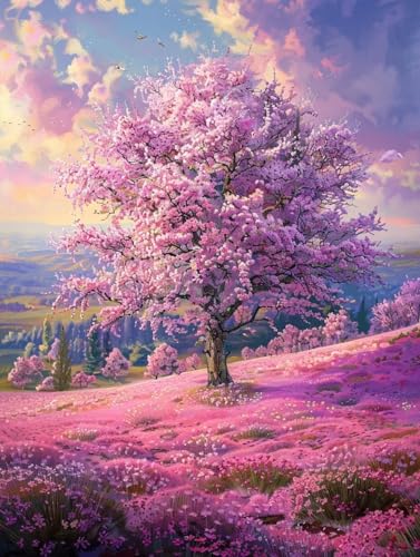 Baum Malen Nach Zahlen Erwachsene, Landschaft Malen Nach Zahlen, DIY Handgemalt Ölgemälde Kit Mit 3 Pinseln und Acrylfarbe, Paint by Numbers Bastelset Erwachsene für Deko Wohnzimmer 100x135cm M-3155 Baum Malen Nach Zahlen Erwachsene, Landschaft Malen Nach Zahlen, DIY Handgemalt Ölgemälde Kit Mit 3 Pinseln und Acrylfarbe, Paint by Numbers Bastelset Erwachsene für Deko Wohnzimmer 100x135cm M-3155 von KUEGDUNG