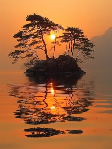 Baum Malen Nach Zahlen Erwachsene mit Rahmen, Malen Nach Zahlen Sonne, DIY Set Erwachsene, Paint by Numbers Set mit Pinseln und Acrylfarben, Deko Wohnzimmer, Geschenke für Frauen 100x135cm W-3604 Baum Malen Nach Zahlen Erwachsene mit Rahmen, Malen Nach Zahlen Sonne, DIY Set Erwachsene, Paint by Numbers Set mit Pinseln und Acrylfarben, Deko Wohnzimmer, Geschenke für Frauen 100x135cm W-3604 von KUEGDUNG