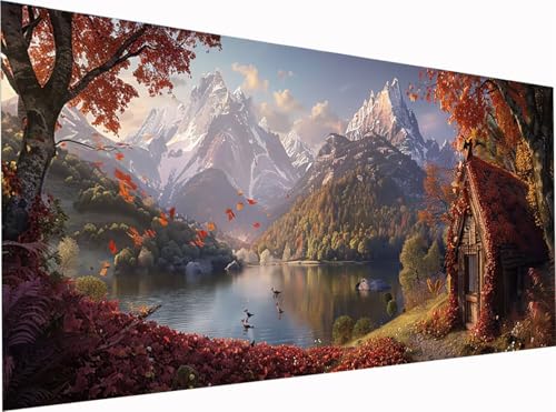 Berg Diamond Painting Erwachsene Groß XXL 160x80cm, 5D Diamant Painting Bilder Landschaft, DIY Stickerei Cross Stickerei Bastelset Erwachsene, Full Drill Diamant Malerei für Deko Wohnzimmer 9-2039 Berg Diamond Painting Erwachsene Groß XXL 160x80cm, 5D Diamant Painting Bilder Landschaft, DIY Stickerei Cross Stickerei Bastelset Erwachsene, Full Drill Diamant Malerei für Deko Wohnzimmer 9-2039 von KUEGDUNG