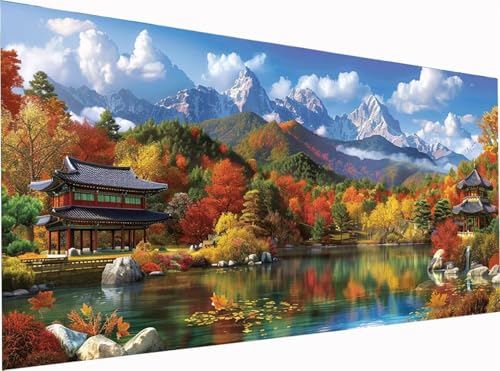 Berg Diamond Painting Erwachsene Groß XXL 160x80cm, 5D Diamant Painting Bilder Landschaft, DIY Stickerei Cross Stickerei Bastelset Erwachsene, Full Drill Diamant Malerei für Deko Wohnzimmer 9-3633 Berg Diamond Painting Erwachsene Groß XXL 160x80cm, 5D Diamant Painting Bilder Landschaft, DIY Stickerei Cross Stickerei Bastelset Erwachsene, Full Drill Diamant Malerei für Deko Wohnzimmer 9-3633 von KUEGDUNG