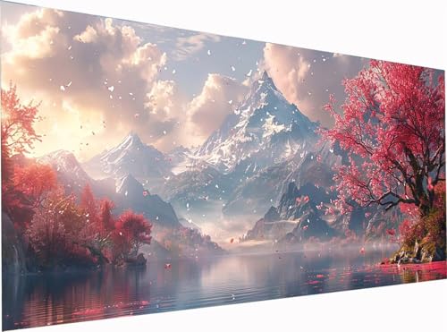Berg Diamond Painting Erwachsene Groß XXL 300x100cm, 5D Diamant Painting Bilder Landschaft, DIY Stickerei Cross Stickerei Bastelset Erwachsene, Full Drill Diamant Malerei für Deko Wohnzimmer F-2740 Berg Diamond Painting Erwachsene Groß XXL 300x100cm, 5D Diamant Painting Bilder Landschaft, DIY Stickerei Cross Stickerei Bastelset Erwachsene, Full Drill Diamant Malerei für Deko Wohnzimmer F-2740 von KUEGDUNG