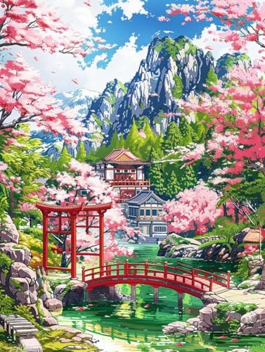 Berg Malen Nach Zahlen Erwachsene, Malen Nach Zahlen Landschaft, DIY Set Erwachsene Mit 3 Pinseln und Acrylfarbe, Paint by Numbers Handgemalt Ölgemälde Kit für Deko Wohnzimmer 100x130cm 2-4814 Berg Malen Nach Zahlen Erwachsene, Malen Nach Zahlen Landschaft, DIY Set Erwachsene Mit 3 Pinseln und Acrylfarbe, Paint by Numbers Handgemalt Ölgemälde Kit für Deko Wohnzimmer 100x130cm 2-4814 von KUEGDUNG