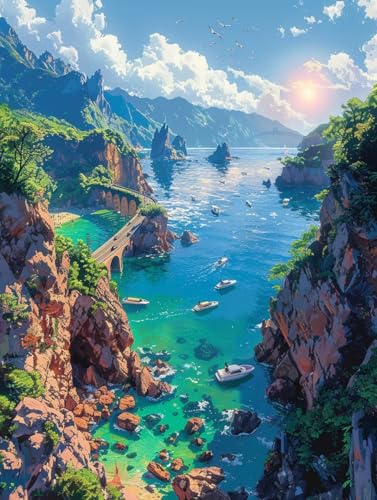 Berg Malen Nach Zahlen Erwachsene mit Rahmen, Malen Nach Zahlen Landschaft, DIY Set Erwachsene, Paint by Numbers Set mit Pinseln und Acrylfarben, Deko Wohnzimmer, Geschenke für Frauen 100x130cm X-2472 Berg Malen Nach Zahlen Erwachsene mit Rahmen, Malen Nach Zahlen Landschaft, DIY Set Erwachsene, Paint by Numbers Set mit Pinseln und Acrylfarben, Deko Wohnzimmer, Geschenke für Frauen 100x130cm X-2472 von KUEGDUNG