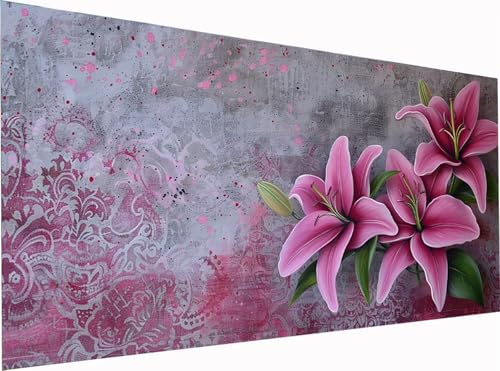 Blume Diamond Painting Erwachsene Groß XXL 80x40cm, 5D Diamant Painting Bilder Pflanzen, DIY Stickerei Cross Stickerei Bastelset Erwachsene, Full Drill Diamant Malerei für Deko Wohnzimmer U-8637 Blume Diamond Painting Erwachsene Groß XXL 80x40cm, 5D Diamant Painting Bilder Pflanzen, DIY Stickerei Cross Stickerei Bastelset Erwachsene, Full Drill Diamant Malerei für Deko Wohnzimmer U-8637 von KUEGDUNG