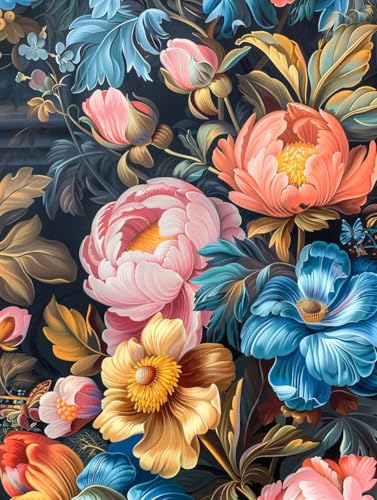 Blume Malen Nach Zahlen Erwachsene, Malen Nach Zahlen Pflanzen, DIY Set Erwachsene Mit 3 Pinseln und Acrylfarbe, Paint by Numbers Handgemalt Ölgemälde Kit für Deko Wohnzimmer Geschenke 60x80cm 7-4750 Blume Malen Nach Zahlen Erwachsene, Malen Nach Zahlen Pflanzen, DIY Set Erwachsene Mit 3 Pinseln und Acrylfarbe, Paint by Numbers Handgemalt Ölgemälde Kit für Deko Wohnzimmer Geschenke 60x80cm 7-4750 von KUEGDUNG