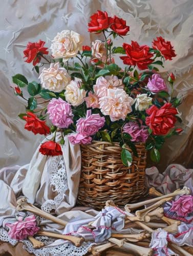 Blume Malen Nach Zahlen Erwachsene, Pflanzen Malen Nach Zahlen, DIY Handgemalt Ölgemälde Kit Mit 3 Pinseln und Acrylfarbe, Paint by Numbers Bastelset Erwachsene für Deko Wohnzimmer 70x95cm I-7397 Blume Malen Nach Zahlen Erwachsene, Pflanzen Malen Nach Zahlen, DIY Handgemalt Ölgemälde Kit Mit 3 Pinseln und Acrylfarbe, Paint by Numbers Bastelset Erwachsene für Deko Wohnzimmer 70x95cm I-7397 von KUEGDUNG