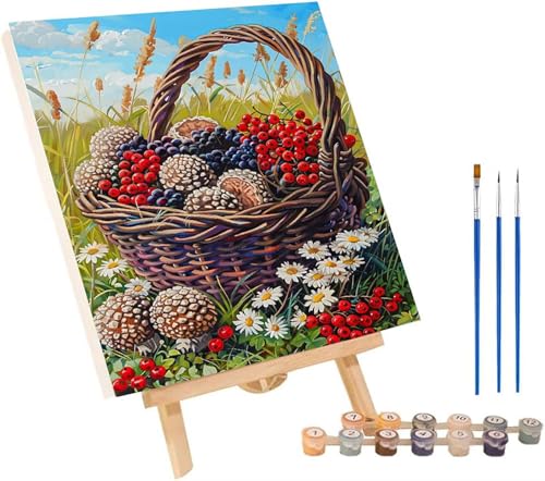 Blume Malen Nach Zahlen Erwachsene mit Rahmen, Malen Nach Zahlen Obst, DIY Set Erwachsene, Paint by Numbers Set mit Pinseln und Acrylfarben, Deko Wohnzimmer, Geschenke für Frauen 70x95cm 7-3654 Blume Malen Nach Zahlen Erwachsene mit Rahmen, Malen Nach Zahlen Obst, DIY Set Erwachsene, Paint by Numbers Set mit Pinseln und Acrylfarben, Deko Wohnzimmer, Geschenke für Frauen 70x95cm 7-3654 von KUEGDUNG