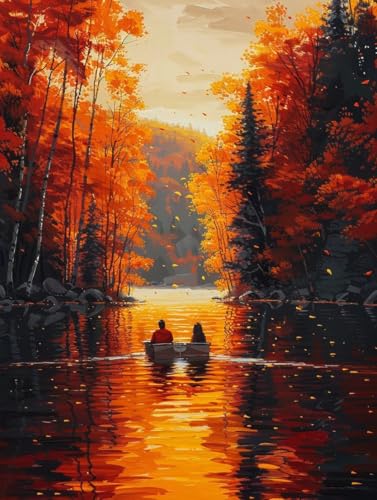 Diamond Painting Baum, Rivers 5D Diamond Painting Erwachsene, DIY Basteln Erwachsene, Vollbohrer Diamant Kunst Stickerei Kreuzstich Kits, Deko Wohnzimmer und Wanddeko, Geschenke 100x135cm 2-6168 von KUEGDUNG