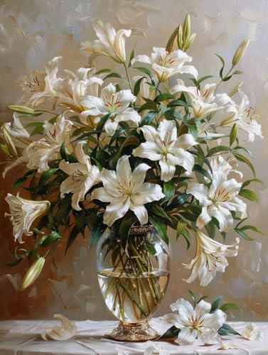 Diamond Painting Blume, 5D Diamond Painting Erwachsene Pflanzen, DIY Basteln Erwachsene, Mosaikherstellung Set, Vollbohrer Diamant Kunst Stickerei Kreuzstich Kits, Deko Wohnzimmer 90x120cm 1-6207 Diamond Painting Blume, 5D Diamond Painting Erwachsene Pflanzen, DIY Basteln Erwachsene, Mosaikherstellung Set, Vollbohrer Diamant Kunst Stickerei Kreuzstich Kits, Deko Wohnzimmer 90x120cm 1-6207 von KUEGDUNG