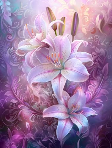 Diamond Painting Blume, Pflanze Diamond Painting Erwachsene, 5D DIY Bastelset Erwachsene Frauen, Vollbohrer Diamanten Malerei Stickerei Kreuzstich Set für Deko Wohnzimmer, Geschenke 70x95cm 3-9265 Diamond Painting Blume, Pflanze Diamond Painting Erwachsene, 5D DIY Bastelset Erwachsene Frauen, Vollbohrer Diamanten Malerei Stickerei Kreuzstich Set für Deko Wohnzimmer, Geschenke 70x95cm 3-9265 von KUEGDUNG