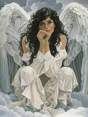 Diamond Painting Frau, FlüGel 5D Diamond Painting Erwachsene, DIY Basteln Erwachsene, Vollbohrer Diamant Kunst Stickerei Kreuzstich Kits, Deko Wohnzimmer und Wanddeko, Geschenke 60X80cm 5-8380 Diamond Painting Frau, FlüGel 5D Diamond Painting Erwachsene, DIY Basteln Erwachsene, Vollbohrer Diamant Kunst Stickerei Kreuzstich Kits, Deko Wohnzimmer und Wanddeko, Geschenke 60X80cm 5-8380 von KUEGDUNG