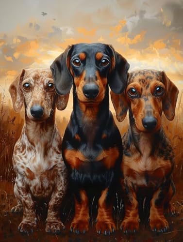 Diamond Painting Hund, Tier 5D Diamond Painting Erwachsene, DIY Basteln Erwachsene, Vollbohrer Diamant Kunst Stickerei Kreuzstich Kits, Deko Wohnzimmer und Wanddeko, Geschenke für Frauen 60X80cm B-293 Diamond Painting Hund, Tier 5D Diamond Painting Erwachsene, DIY Basteln Erwachsene, Vollbohrer Diamant Kunst Stickerei Kreuzstich Kits, Deko Wohnzimmer und Wanddeko, Geschenke für Frauen 60X80cm B-293 von KUEGDUNG