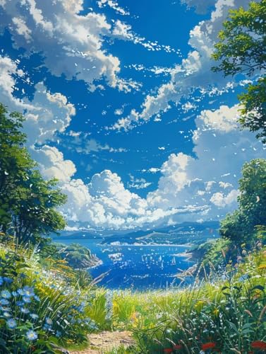 Diamond Painting Landschaft, 5D Diamond Painting Erwachsene Wolke, DIY Basteln Erwachsene, Mosaikherstellung Set, Vollbohrer Diamant Kunst Stickerei Kreuzstich Kits, Deko Wohnzimmer 60X70cm 0-5749 Diamond Painting Landschaft, 5D Diamond Painting Erwachsene Wolke, DIY Basteln Erwachsene, Mosaikherstellung Set, Vollbohrer Diamant Kunst Stickerei Kreuzstich Kits, Deko Wohnzimmer 60X70cm 0-5749 von KUEGDUNG