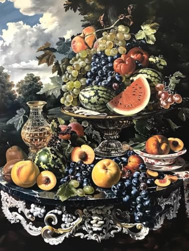 Diamond Painting Obst, Pflanzen 5D Diamond Painting Erwachsene, DIY Basteln Erwachsene, Vollbohrer Diamant Kunst Stickerei Kreuzstich Kits, Deko Wohnzimmer und Wanddeko, Geschenke 70x95cm 2-6888 Diamond Painting Obst, Pflanzen 5D Diamond Painting Erwachsene, DIY Basteln Erwachsene, Vollbohrer Diamant Kunst Stickerei Kreuzstich Kits, Deko Wohnzimmer und Wanddeko, Geschenke 70x95cm 2-6888 von KUEGDUNG