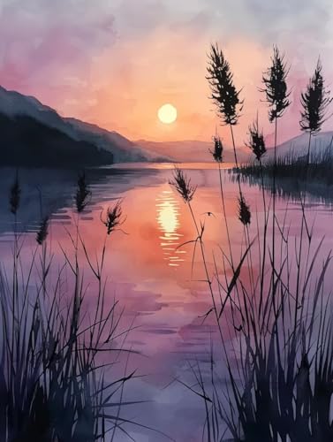 Diamond Painting Rivers, 5D Diamond Painting Erwachsene Sonne, DIY Basteln Erwachsene, Mosaikherstellung Set, Vollbohrer Diamant Kunst Stickerei Kreuzstich Kits, Deko Wohnzimmer 80X110cm 1-7382 Diamond Painting Rivers, 5D Diamond Painting Erwachsene Sonne, DIY Basteln Erwachsene, Mosaikherstellung Set, Vollbohrer Diamant Kunst Stickerei Kreuzstich Kits, Deko Wohnzimmer 80X110cm 1-7382 von KUEGDUNG