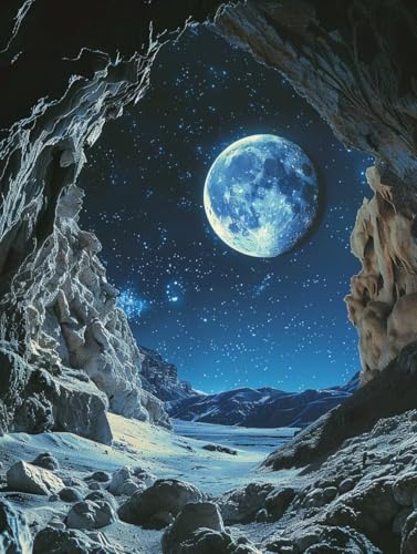 Diamond Painting Sternenhimmel, Planet Diamond Painting Erwachsene, 5D DIY Bastelset Erwachsene Frauen, Vollbohrer Diamanten Malerei Stickerei Kreuzstich Set für Deko Wohnzimmer 30x40cm 2-3585 Diamond Painting Sternenhimmel, Planet Diamond Painting Erwachsene, 5D DIY Bastelset Erwachsene Frauen, Vollbohrer Diamanten Malerei Stickerei Kreuzstich Set für Deko Wohnzimmer 30x40cm 2-3585 von KUEGDUNG