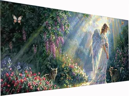 Engel Diamond Painting Erwachsene Groß XXL 100x50cm, 5D Diamant Painting Bilder Tier, DIY Stickerei Cross Stickerei Bastelset Erwachsene, Full Drill Diamant Malerei für Deko Wohnzimmer Geschenke 3-288 Engel Diamond Painting Erwachsene Groß XXL 100x50cm, 5D Diamant Painting Bilder Tier, DIY Stickerei Cross Stickerei Bastelset Erwachsene, Full Drill Diamant Malerei für Deko Wohnzimmer Geschenke 3-288 von KUEGDUNG
