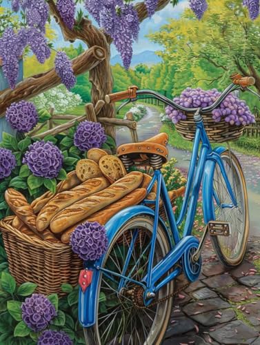 Fahrrad Malen Nach Zahlen Erwachsene, Blume Malen Nach Zahlen, DIY Handgemalt Ölgemälde Kit Mit 3 Pinseln und Acrylfarbe, Paint by Numbers Bastelset Erwachsene für Deko Wohnzimmer 100x130cm 0-8657 Fahrrad Malen Nach Zahlen Erwachsene, Blume Malen Nach Zahlen, DIY Handgemalt Ölgemälde Kit Mit 3 Pinseln und Acrylfarbe, Paint by Numbers Bastelset Erwachsene für Deko Wohnzimmer 100x130cm 0-8657 von KUEGDUNG