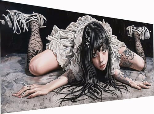 Frau Diamond Painting Erwachsene Groß XXL 140x70cm, 5D Diamant Painting Bilder Abstrakt, DIY Stickerei Cross Stickerei Bastelset Erwachsene, Full Drill Diamant Malerei für Deko Wohnzimmer Y-3517 Frau Diamond Painting Erwachsene Groß XXL 140x70cm, 5D Diamant Painting Bilder Abstrakt, DIY Stickerei Cross Stickerei Bastelset Erwachsene, Full Drill Diamant Malerei für Deko Wohnzimmer Y-3517 von KUEGDUNG