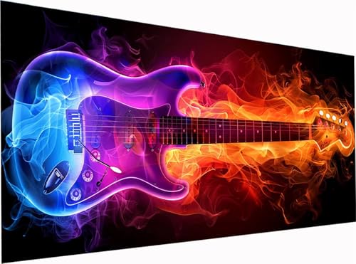 Gitarre Diamond Painting Erwachsene Groß XXL 80x40cm, 5D Diamant Painting Bilder Flamme, DIY Stickerei Cross Stickerei Bastelset Erwachsene, Full Drill Diamant Malerei für Deko Wohnzimmer 1-1072 Gitarre Diamond Painting Erwachsene Groß XXL 80x40cm, 5D Diamant Painting Bilder Flamme, DIY Stickerei Cross Stickerei Bastelset Erwachsene, Full Drill Diamant Malerei für Deko Wohnzimmer 1-1072 von KUEGDUNG