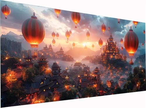 HeißLuftballon Diamond Painting Erwachsene Groß XXL 300x100cm, 5D Diamant Painting Bilder Landschaft, DIY Stickerei Cross Stickerei Bastelset Erwachsene, Diamant Malerei für Deko Wohnzimmer 0-1912 HeißLuftballon Diamond Painting Erwachsene Groß XXL 300x100cm, 5D Diamant Painting Bilder Landschaft, DIY Stickerei Cross Stickerei Bastelset Erwachsene, Diamant Malerei für Deko Wohnzimmer 0-1912 von KUEGDUNG
