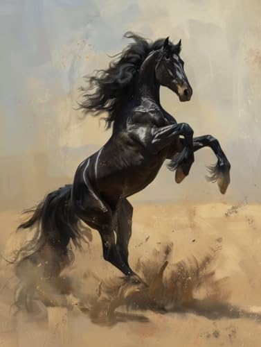 Horse Malen Nach Zahlen Erwachsene, Malen Nach Zahlen WüSte, DIY Set Erwachsene Mit 3 Pinseln und Acrylfarbe, Paint by Numbers Handgemalt Ölgemälde Kit für Deko Wohnzimmer Geschenke 30x40cm 3-8135 Horse Malen Nach Zahlen Erwachsene, Malen Nach Zahlen WüSte, DIY Set Erwachsene Mit 3 Pinseln und Acrylfarbe, Paint by Numbers Handgemalt Ölgemälde Kit für Deko Wohnzimmer Geschenke 30x40cm 3-8135 von KUEGDUNG