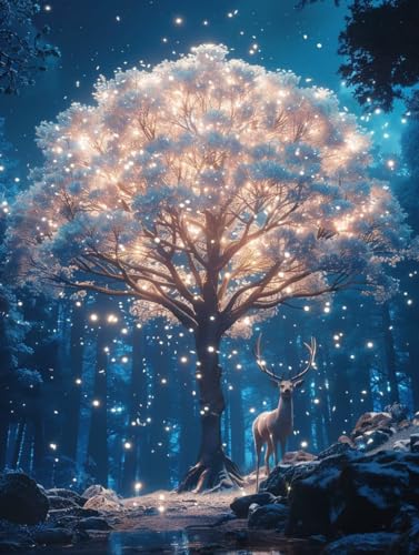KUEGDUNG Diamond Painting Baum Diamond Painting Kinder, 5D Tier Bastelset Erwachsene, Mosaikherstellung, DIY Vollbohrer Diamanten Malerei Stickerei Kreuzstich Set für Deko Wohnzimmer 100x130cm 4-1214 KUEGDUNG Diamond Painting Baum Diamond Painting Kinder, 5D Tier Bastelset Erwachsene, Mosaikherstellung, DIY Vollbohrer Diamanten Malerei Stickerei Kreuzstich Set für Deko Wohnzimmer 100x130cm 4-1214 von KUEGDUNG