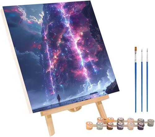 Landschaft Malen Nach Zahlen Erwachsene mit Rahmen, Malen Nach Zahlen Berg, DIY Set Erwachsene, Paint by Numbers Set mit Pinseln und Acrylfarben, Deko Wohnzimmer, Geschenke für Frauen 70x95cm 3-2386 Landschaft Malen Nach Zahlen Erwachsene mit Rahmen, Malen Nach Zahlen Berg, DIY Set Erwachsene, Paint by Numbers Set mit Pinseln und Acrylfarben, Deko Wohnzimmer, Geschenke für Frauen 70x95cm 3-2386 von KUEGDUNG