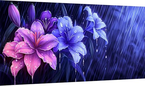 Malen Nach Zahlen Blume, Malen Nach Zahlen Erwachsene Regen, DIY Set Erwachsene Mit Pinseln und Acrylfarbe, Paint by Numbers für Deko Wohnzimmer und Zimmer Deko, Geschenke für Frauen 35x70cm 1-9176 Malen Nach Zahlen Blume, Malen Nach Zahlen Erwachsene Regen, DIY Set Erwachsene Mit Pinseln und Acrylfarbe, Paint by Numbers für Deko Wohnzimmer und Zimmer Deko, Geschenke für Frauen 35x70cm 1-9176 von KUEGDUNG