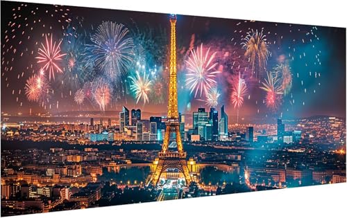 Malen Nach Zahlen Eiffelturm, Malen Nach Zahlen Erwachsene Stadt, DIY Set Erwachsene Mit Pinseln und Acrylfarbe, Paint by Numbers Adult für Deko Wohnzimmer und Zimmer Deko Geschenke 40x80cm 7-1657 Malen Nach Zahlen Eiffelturm, Malen Nach Zahlen Erwachsene Stadt, DIY Set Erwachsene Mit Pinseln und Acrylfarbe, Paint by Numbers Adult für Deko Wohnzimmer und Zimmer Deko Geschenke 40x80cm 7-1657 von KUEGDUNG