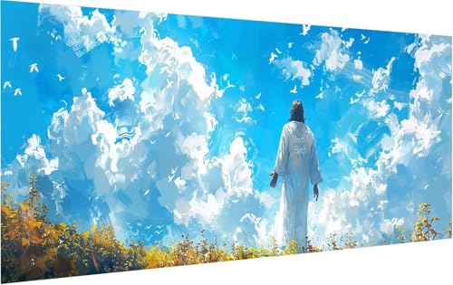 Malen Nach Zahlen Erwachsene Mann, Malen Nach Zahlen Vogel, DIY Handgemalt Ölgemälde Leinwand Kits Mit Pinseln und Acrylfarbe, Paint by Numbers Adult für Deko Wohnzimmer und Zimmer Deko 40x80cm Q-9588 von KUEGDUNG
