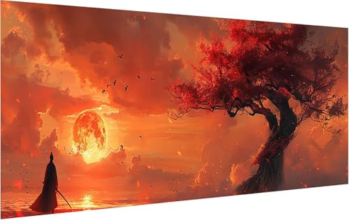 Malen Nach Zahlen Erwachsene Sonnenuntergang, Malen Nach Zahlen Landschaft, DIY Handgemalt Ölgemälde Leinwand Kits Mit Pinseln und Acrylfarbe, Deko Wohnzimmer und Zimmer Deko Geschenk 60x120cm G-4711 Malen Nach Zahlen Erwachsene Sonnenuntergang, Malen Nach Zahlen Landschaft, DIY Handgemalt Ölgemälde Leinwand Kits Mit Pinseln und Acrylfarbe, Deko Wohnzimmer und Zimmer Deko Geschenk 60x120cm G-4711 von KUEGDUNG
